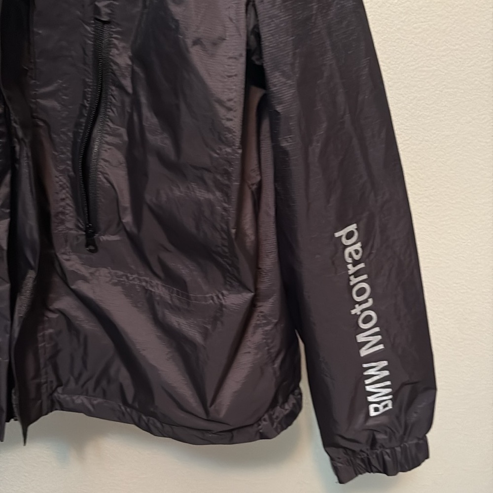 BMW MOTORRAD MOTORCYCLE WINDBREAKER JACKET Men or Women SIZE S Black NWOT 🏍️ - Picture 3 of 10
